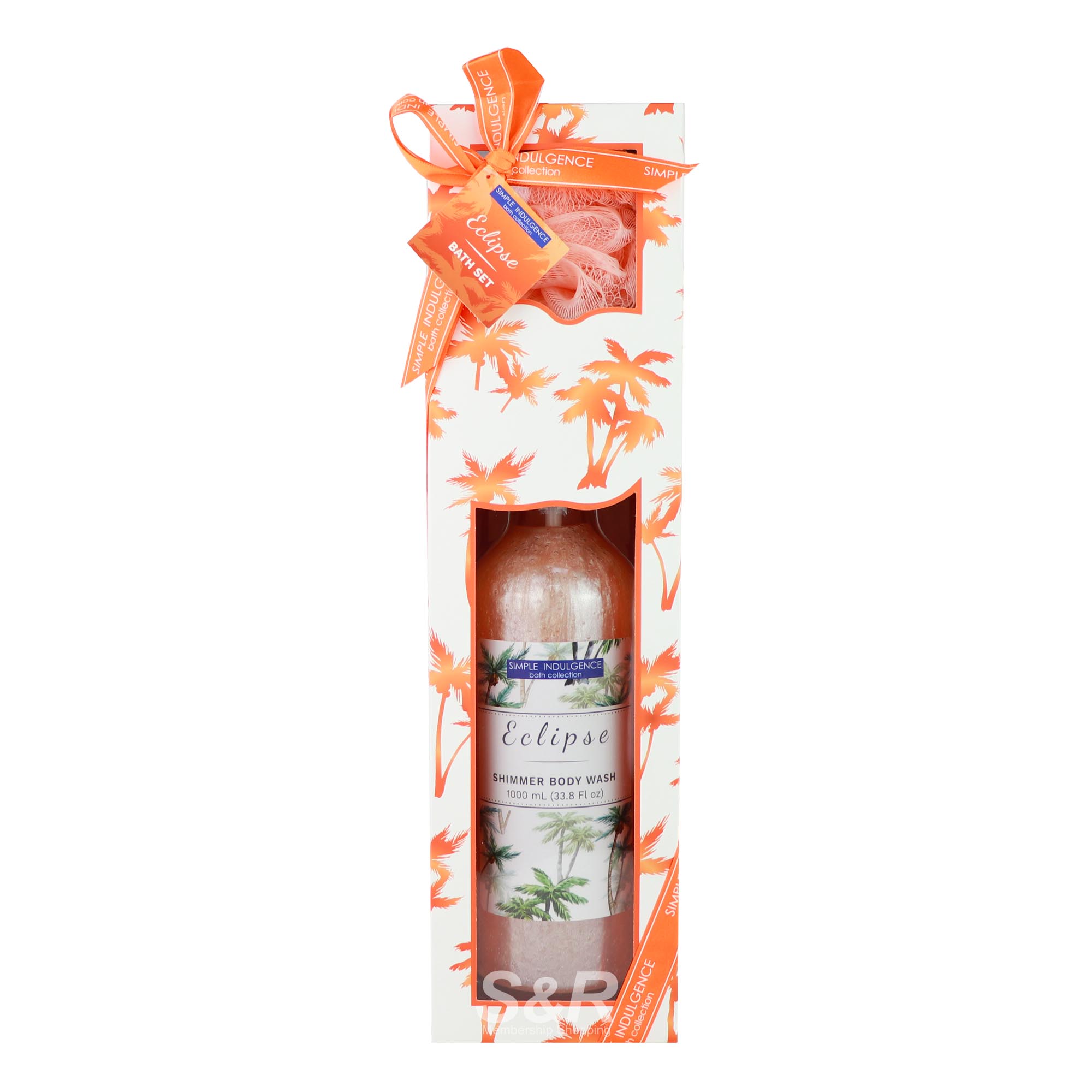 Simple Indulgence Bath Collection Shimmer Body Wash and Bath Puff 1 set Simple Indulgence Bath Collection Shimmer Body Wash and Bath Puff 1 set